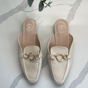 Brand New Nude Flat Mules ✨